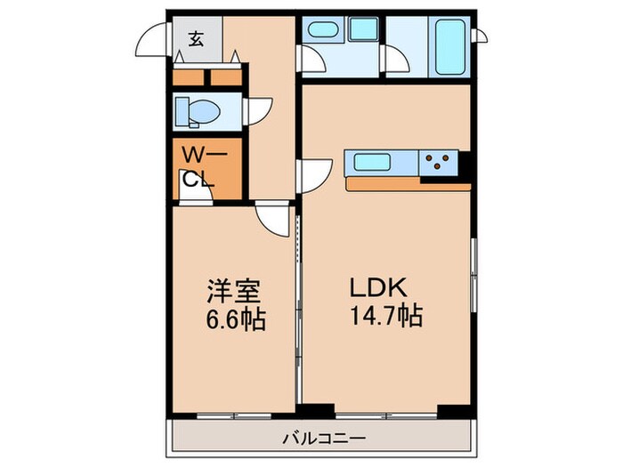 間取り図 ＡＶＡＮＣＥ　ＩＳＳＨＡ