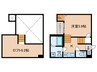 アステール 1Kの間取り