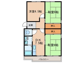 間取図 ファミ－ル東中島