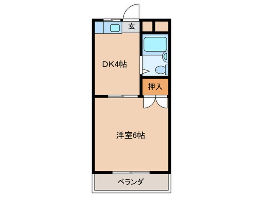 間取図 ヒルズ池下　Ａ・Ｂ
