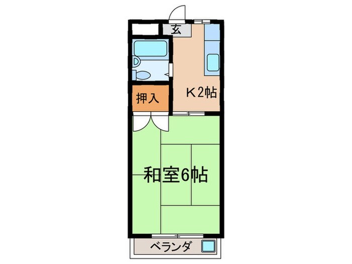間取り図 レイク　グリ－ン三好　Ｂ棟