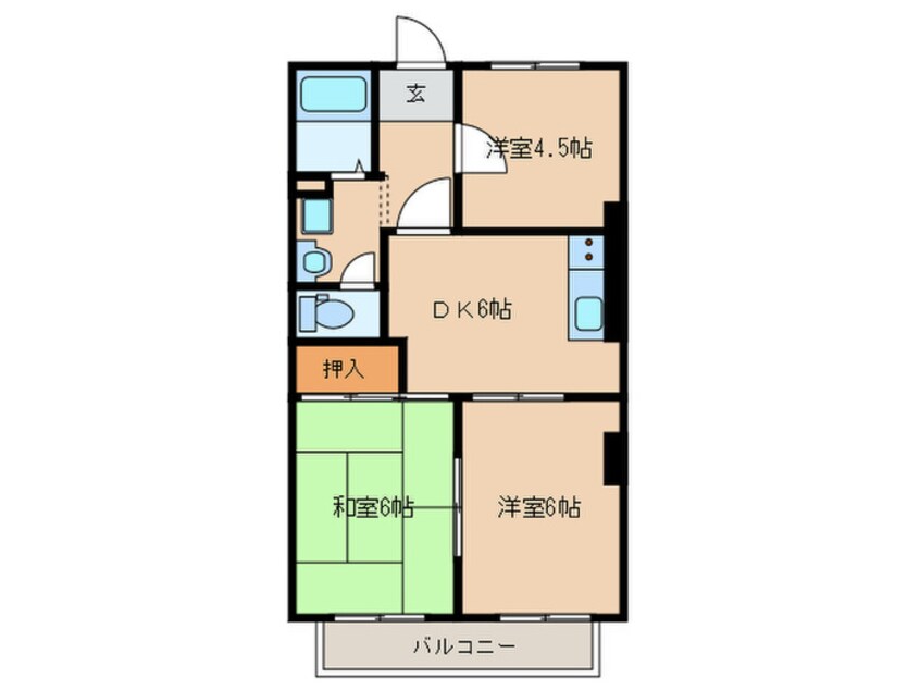 間取図 フォレストハイツ