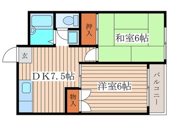 間取図 エステ－トツゲ２