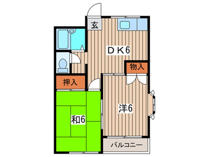 間取図 エステ－トツゲ２