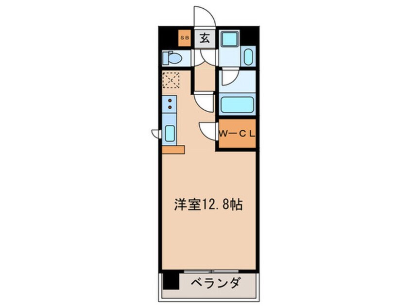 間取図 エルスタンザ大曽根