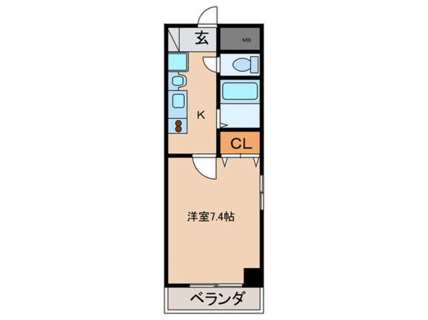 間取図 レジデンスT・L大金