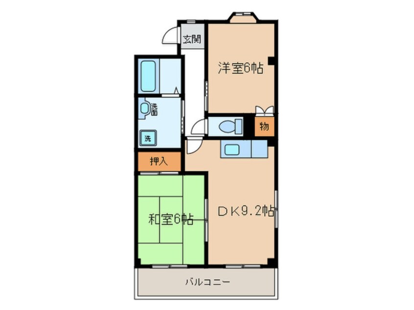 間取図 ファミ－ルＡＲＡＫＡＷＡ