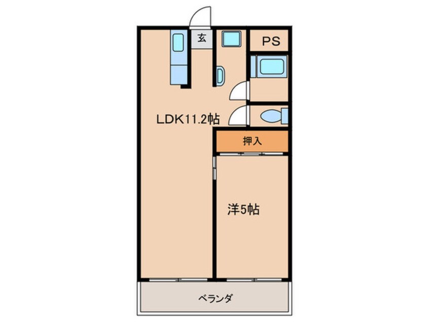 間取図 セントラルコーポ