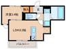 十王マンション 1LDKの間取り