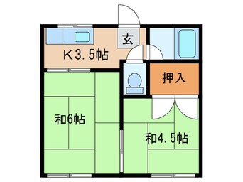 間取図 石野コ－ポ