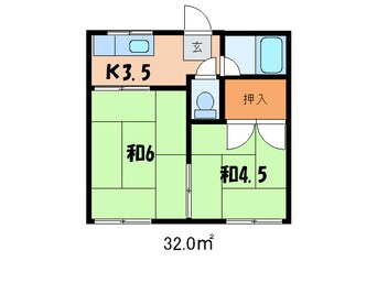 間取図 石野コ－ポ