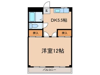 間取図 レジデンス大野木