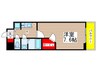 プレサンス栄ライズ（707） 1Kの間取り