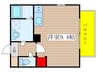 ルシエル氷室Ⅲ 1Rの間取り