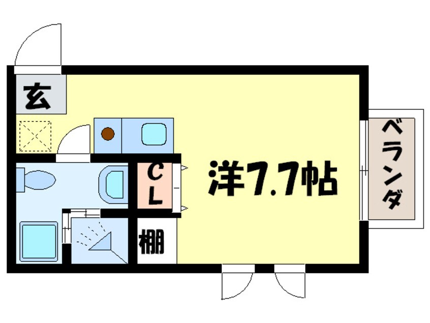 間取図 リンデンバウムＪ６Ａ