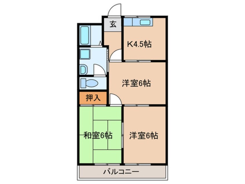 間取図 ア－バンシャト－ＭＧ