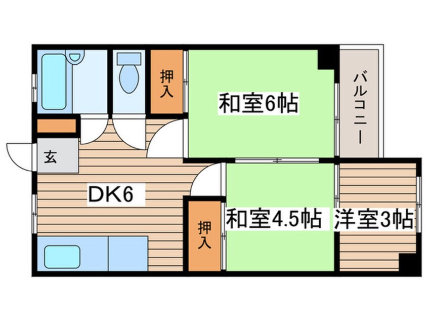 間取図 宝第一スカイハイツ（306）