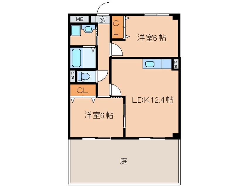 間取図 リビオン