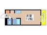 一番町ヒューマンビル 1Rの間取り