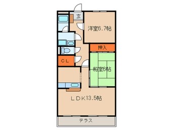 間取図 グランルーテシア