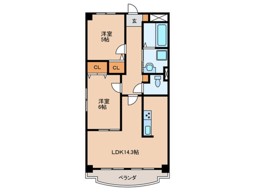 間取図 第2光ハイツ