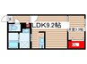 quador GOKISO PREMIERE 1LDKの間取り