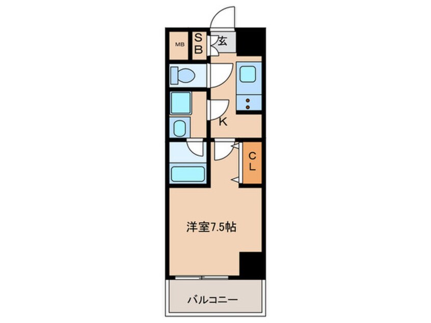 間取図 プライマル名古屋今池