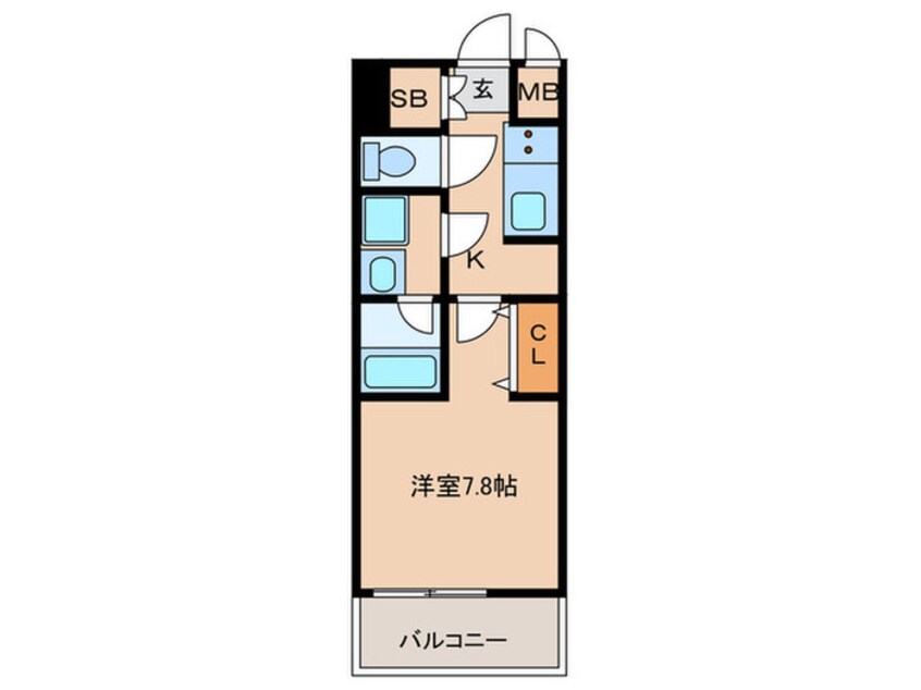 間取図 プライマル名古屋今池