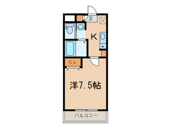 間取図 Ａ・Ｃｉｔｙ柴田本通