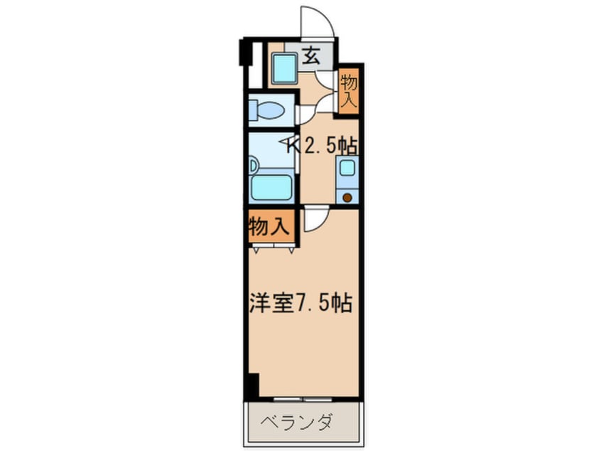 間取図 びいⅡ植田
