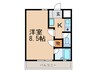 ア－バンＫ２ 1Kの間取り
