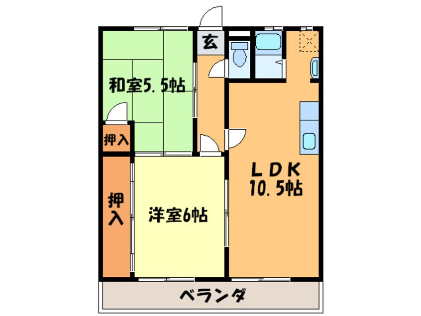 間取図 マンション久保田