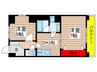 三旺マンション第6金山(905) 2DKの間取り
