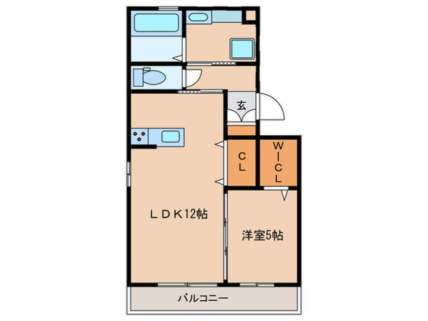 間取図 カーサ　フェリーチェＥ