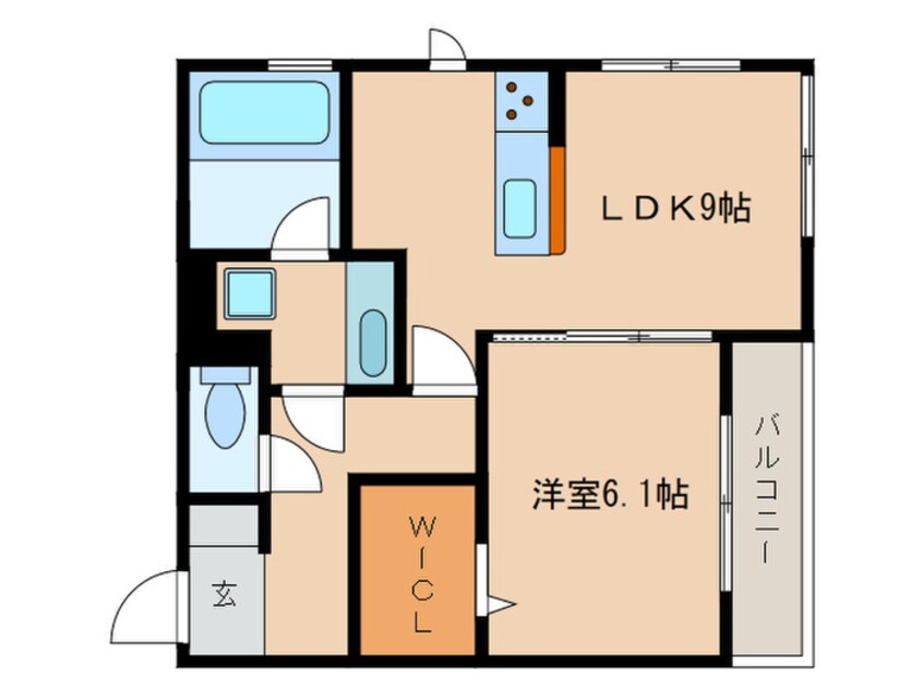 間取図 グランテラス土橋