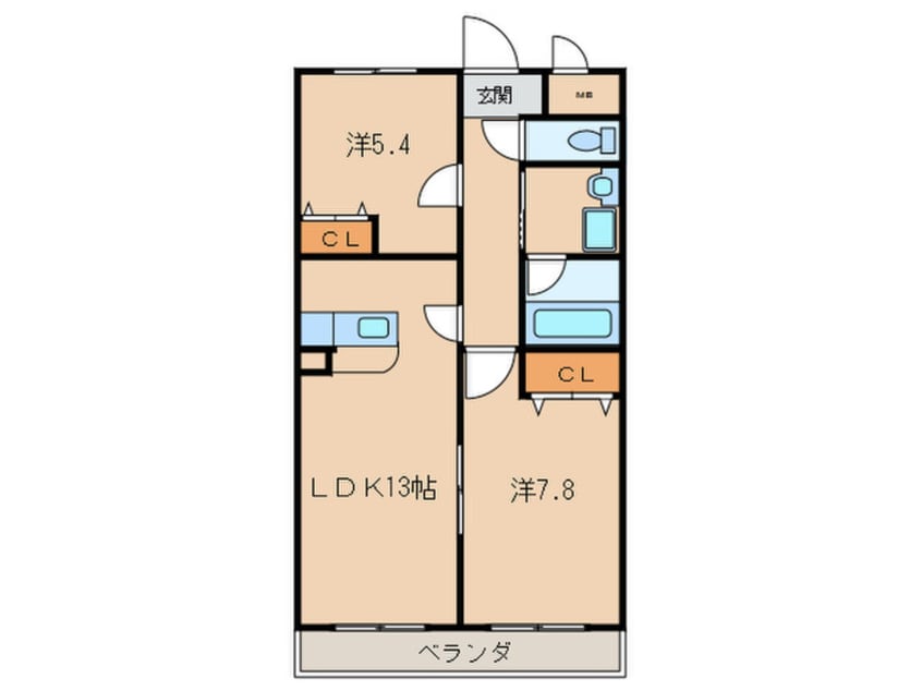 間取図 プリミエール荒井