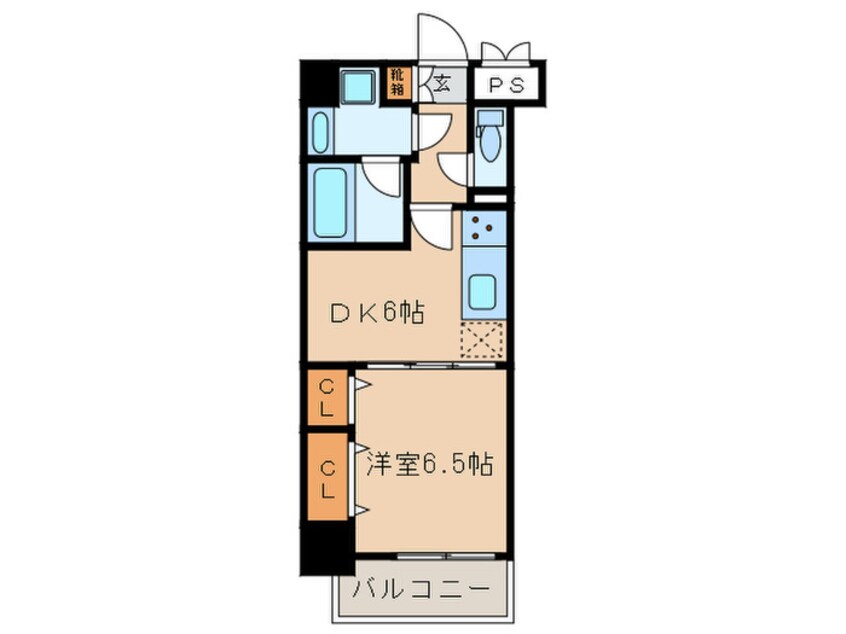 間取図 タウンコート御園