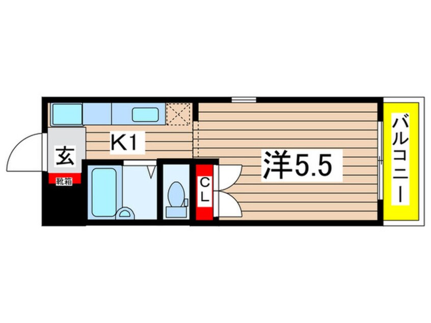 間取図 シャトル船原　２