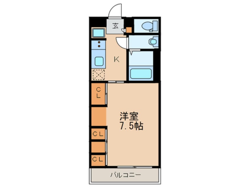 間取図 リブリ・浄心A