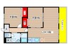 金城園　南館 2LDKの間取り