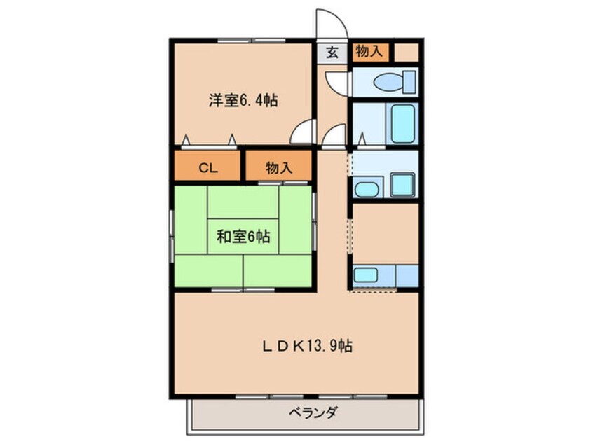 間取図 メイヤーメゾネット