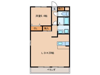 間取図 メイヤーメゾネット