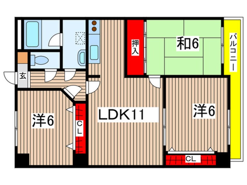 間取図 ミレニアム表台