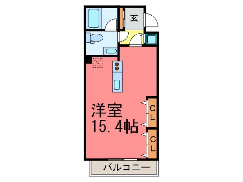 間取図 プロシ－ド穂波町