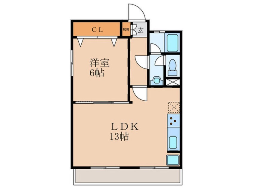 間取図 ヨコタコーポ