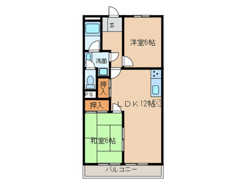 間取図 パークサイドマンション