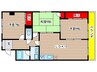 パークサイドマンション 3LDKの間取り