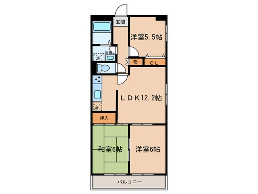 間取図 ﾘﾏｰﾆ南陽