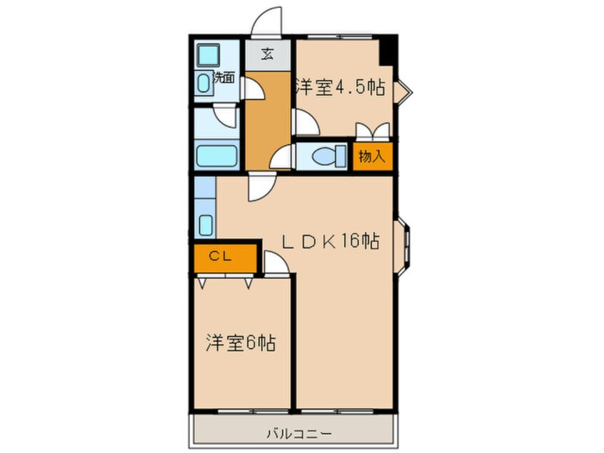 間取図 クリエイティブ第1富士ビル