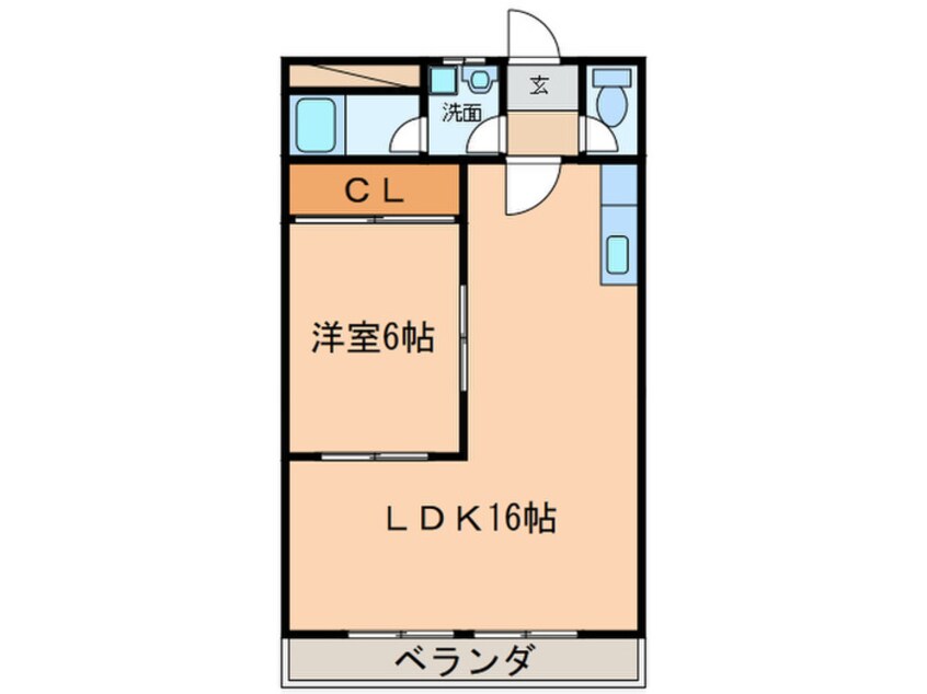 間取図 クリエイティブ第1富士ビル